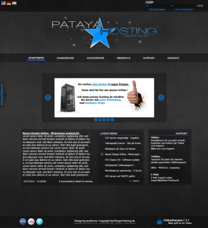 Pataya-Hosting.de + HostingDesign