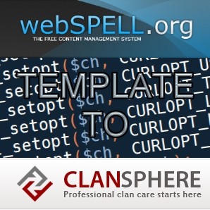 Webspell Template to Clansphere Template